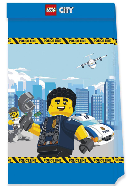 4 Lego City paper bags