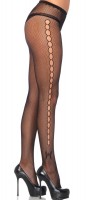 Preview: Fishnet tights Anira with hole details