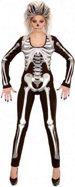 Skelett Ida Overall Kostüm 3