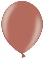 Widok: 10 metalowych balonów Partystar w kolorze różowego złota 27 cm