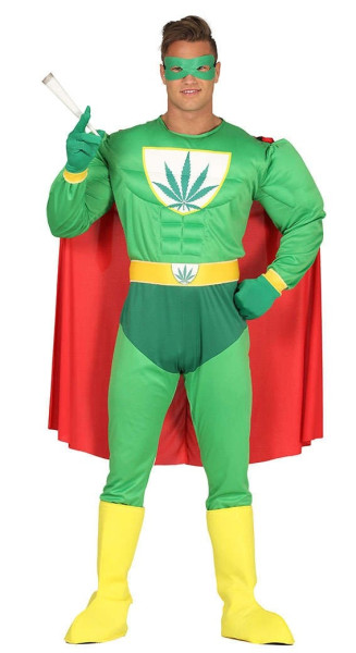 Kostium Super Cannabis Man Hero