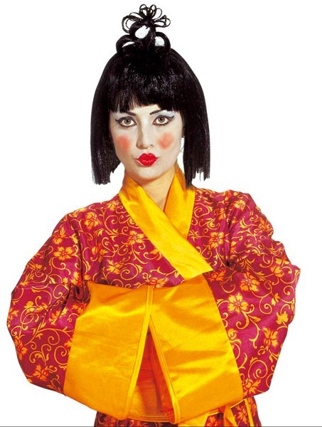 Peluca de geisha para mujer Namaku