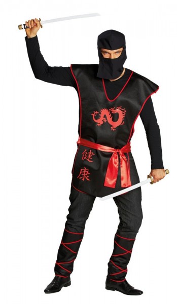 Déguisement de chasseur de dragon ninja chinois