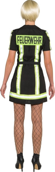 Disfraz de mujer del departamento de bomberos de Finja