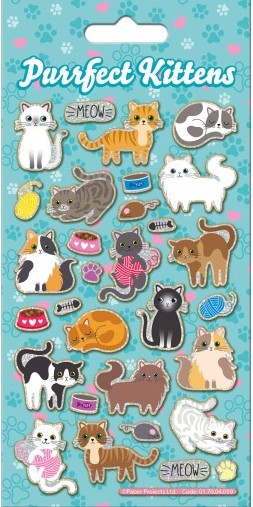 Perfect kitten stickers