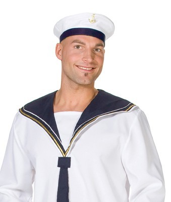 Czapka Sailor Niebiesko-Biała Unisex