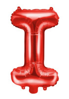 Vorschau: Roter I Buchstabenballon 35cm