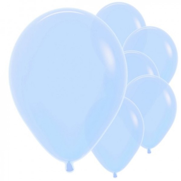 50 ljusblå ballonger Jive 30cm