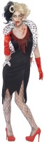 Preview: Nasty undead Cruella ladies costume