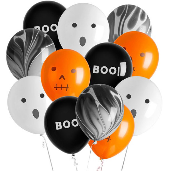 12 balonów lateksowych na Halloween 30 cm