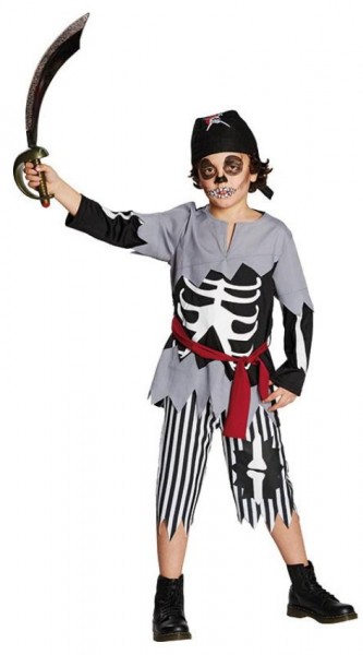 Zombie pirate Luca costume for children