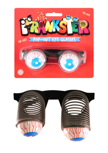 Pop out glasses with eyes