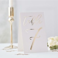 Vorschau: Golden Wedding Tischkartennummern