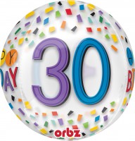 Vorschau: Orbz Ballon Konfetti 30. Geburtstag