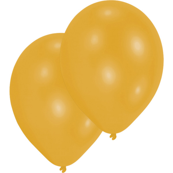 10 golden balloons Basel 27.5cm