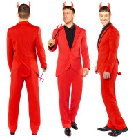 Oversigt: Red Devil djævel kostume til mænd