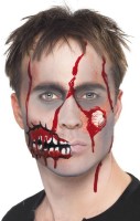 Voorvertoning: Halloween set oogbol met bloedzombie gemaakt van latex