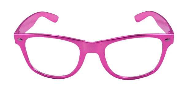 Mallotze lyserøde briller
