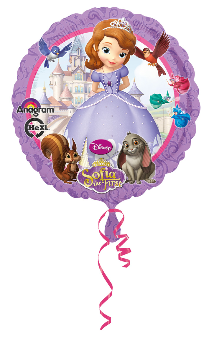 Sofia Die Erste Folienballon 43 Cm – Disney Heliumballon Für Kindergeburtstag & Party
