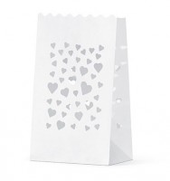 Preview: 10 lantern candle bags 12 x 7 x 19cm