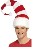 Widok: Panna Klaus świąteczna czapka w paski