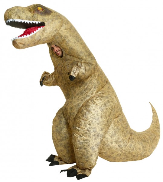 Disfraz hinchable de dinosaurio T-Rex