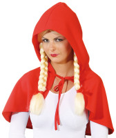 Red fairytale hooded cape