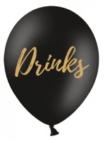 Vorschau: 6 Chill out Party Luftballons schwarz 30cm