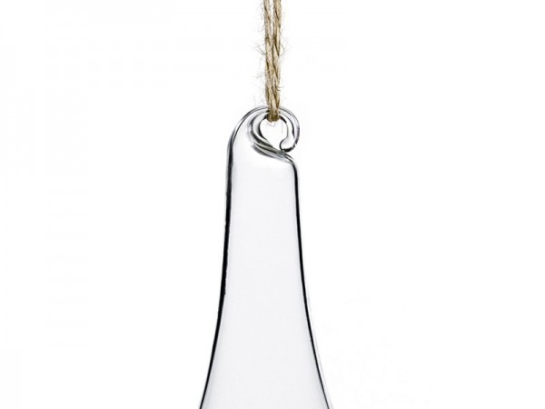 Drop hanging decoration made of glass 2