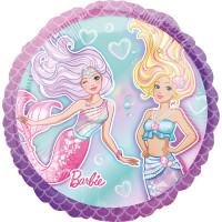 Vista previa: Globo foil Barbie Sirena 45cm