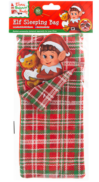 Sleeping bag for elves 12cm x 30cm with pillow