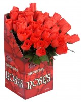 Widok: Romantyczna walentynkowa róża Bellissima Red 44cm