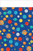 Vorschau: Space Party Tischdecke 1,37 x 2,59m
