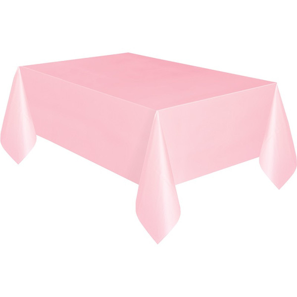 PVC tablecloth Vera baby pink 2.74 x 1.37m