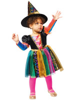 Anteprima: Costume da strega bambino con asterisco colorato