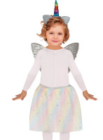 Preview: Unicorn costume set for girls 3-5 years