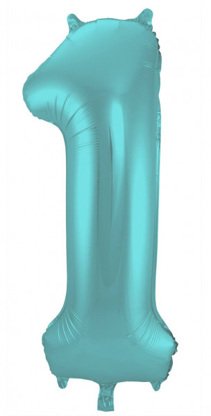 Balon foliowy Aqua numer 1 86 cm