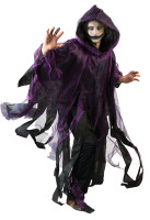 Purple horror gloss cape with hood