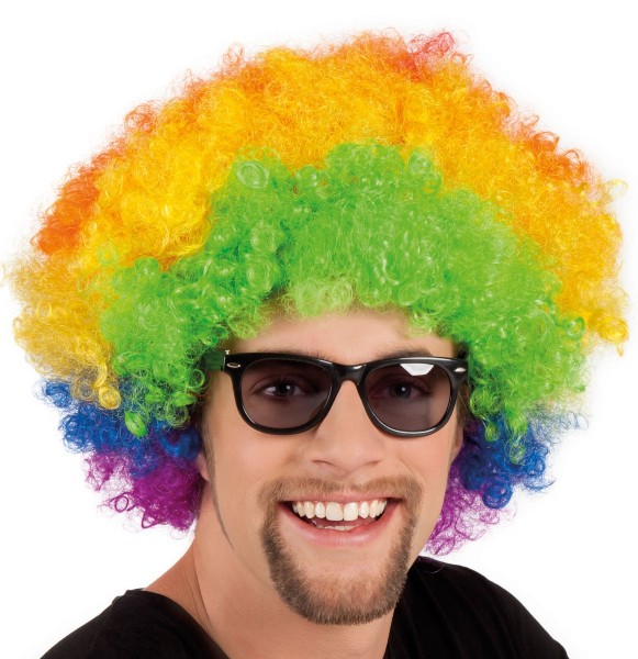 Colorful afro wig unisex 2