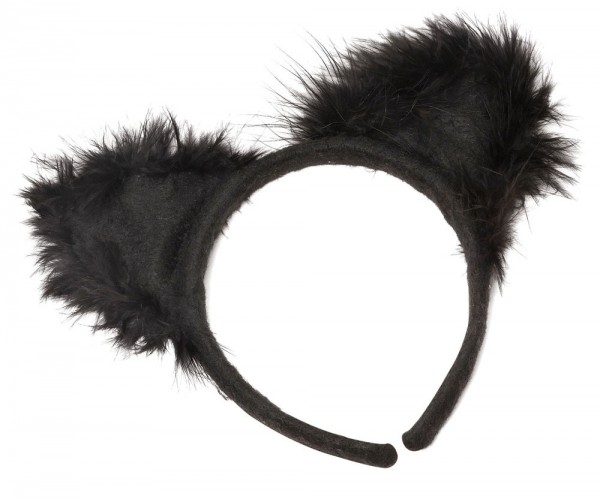 Catty headband with cat ears