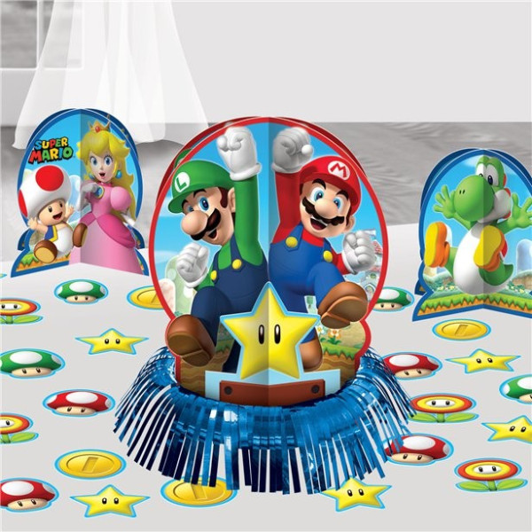 Set decorazione tavola Super Mario World