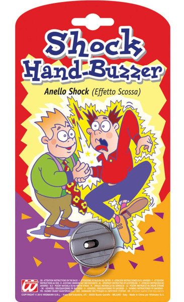 Electric shock hand stunner joke article