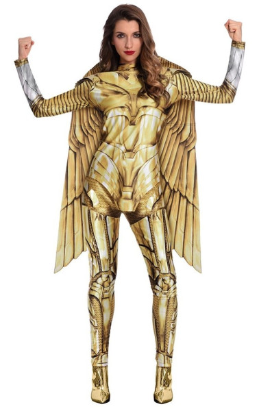 Gouden Wonder Woman kostuum voor vrouwen