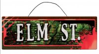 Cauchemar sur le panneau en bois d'Elm Street