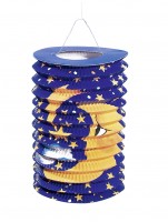 Aperçu: Lanterne de train de lune ciel de conte de fées 15 x 25 cm