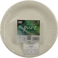 Preview: 50 strong FSC paper plates Puccini 26cm