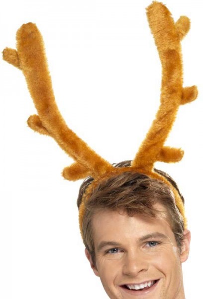 Funny headband with elk antlers