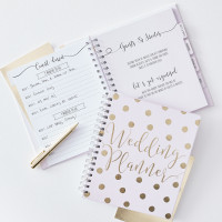Golden Wedding wedding planner book