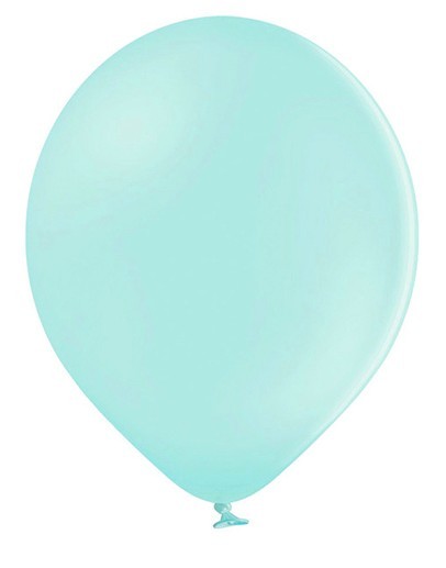 50 party star balloons mint turquoise 30cm