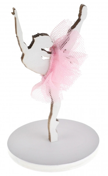 Ballerina bordkortholder Arabesque 8cm